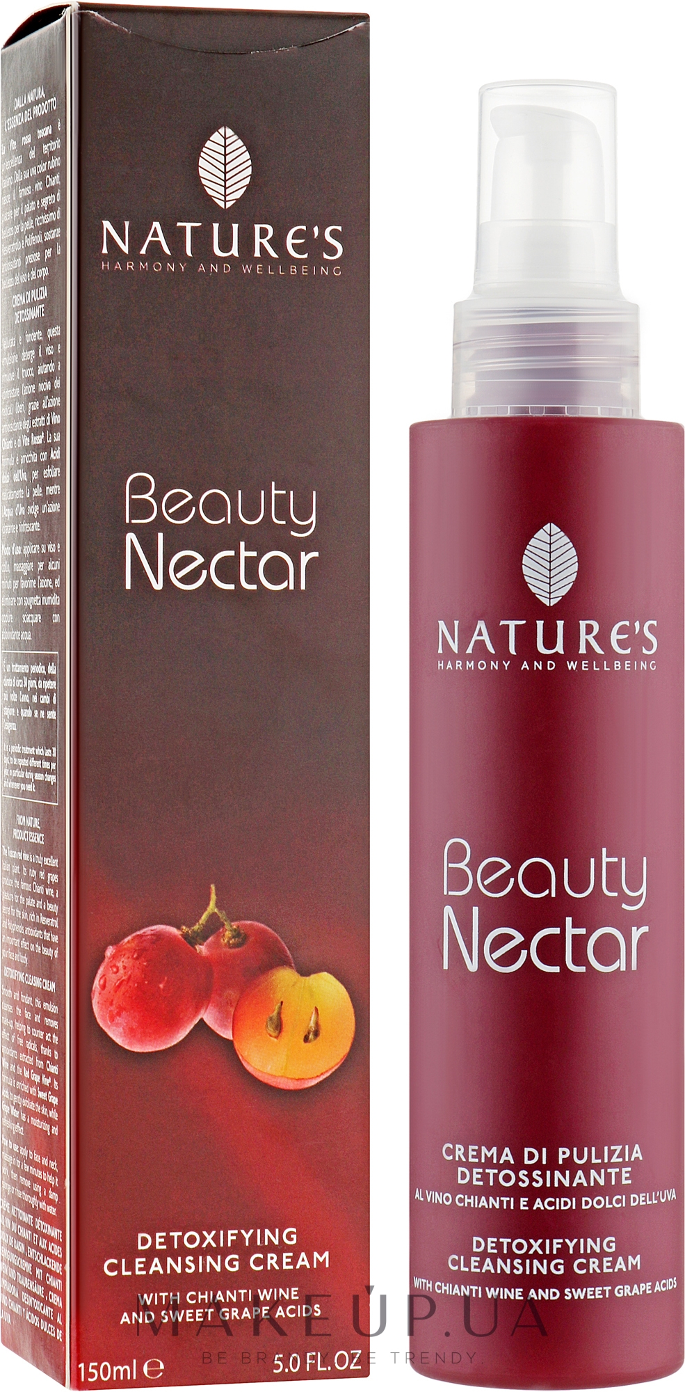 Крем для обличчя очищувальний - Nature's Beauty Nectar Detoxifying Cleansing Cream — фото 150ml