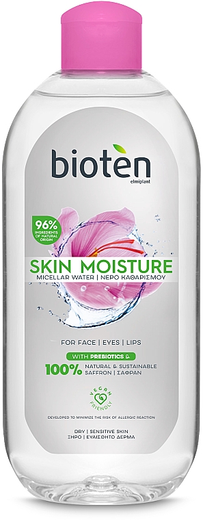 Мицелярная вода для сухой и чувствительной кожи - Bioten Skin Moisture Micellar Water — фото N2