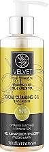 Очищуючий гель для обличчя та очей - Velvet Love for Nature Organic Olive & Green Tea Face Gel — фото N1