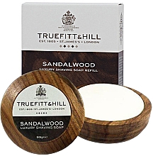 Духи, Парфюмерия, косметика Truefitt & Hill Sandalwood - Люкс-мыло для бритья в деревянной чаше