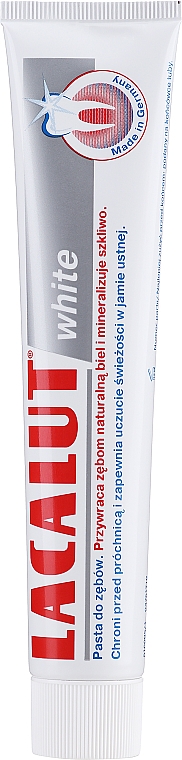 Зубна паста "White" - Lacalut  — фото N1