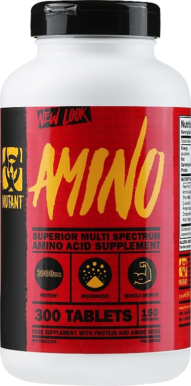 Комплекс амінокислот, таблетки - Mutant Core Series Amino — фото N1
