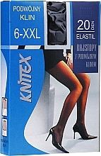 Колготки для женщин "Elastil" 20 Den, Nero - Knittex — фото N5