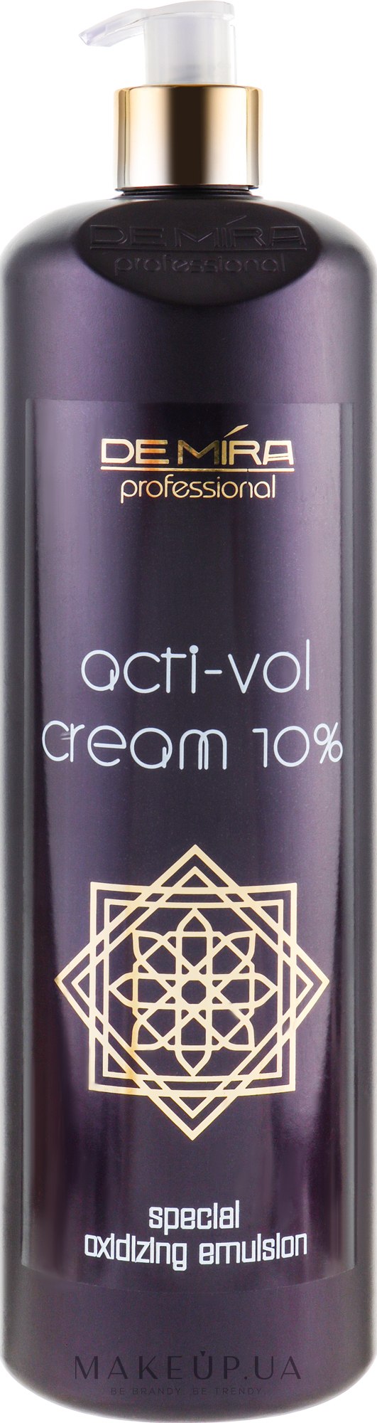 Окисляющая эмульсия 10% - Demira Professional Acti-Vol Cream — фото 1000ml
