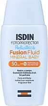 Солнцезащитный флюид для детей - Isdin Fotoprotector Pediatrics Fusion Fluid Mineral Baby SPF50+ — фото N1