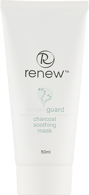 Успокаивающая маска для лица на основе активированного угля - Renew Propioguard Charcoal Soothing Mask — фото N1