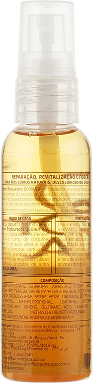 Восстанавливающая сыворотка для светлых волос - Griffus Qloira Restorative Serum — фото N2