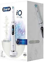 Парфумерія, косметика Електрична зубна щітка, біла - Oral-B Braun iO Series 9N Whitebox