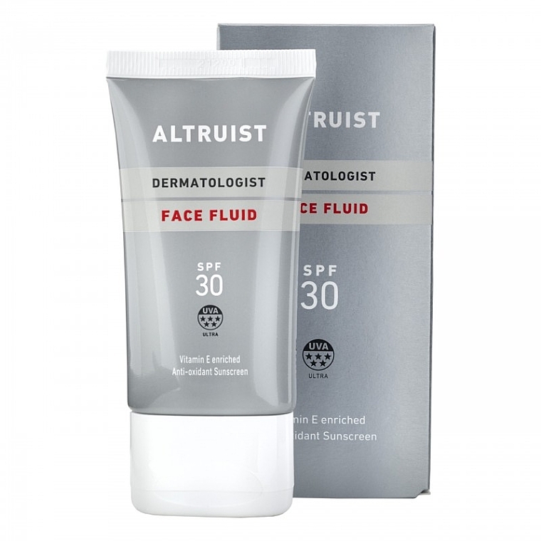 Солнцезащитный флюид для лица - Altruist Dermatologist Face Fluid Sunscreen SPF30 — фото N1