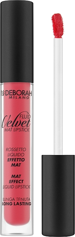 Матова рідка помада для губ - Deborah Fluid Velvet Mat Lipstick
