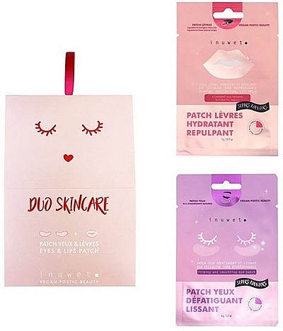 Набір - Inuwet Duo Skincare (eye /patch /6g+ lip /patch /5g) — фото N1