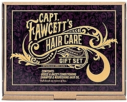 Набор - Captain Fawcett Hair Care Gift Set (shamp/250ml + treatment/oil/100ml) — фото N3