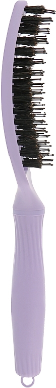 Щетка для волос изогнутая продувная, лаванда - Olivia Garden Fingerbrush Bloom Lavender — фото N2
