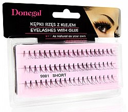 Парфумерія, косметика Накладні пучки - Donegal Eyelashes Short