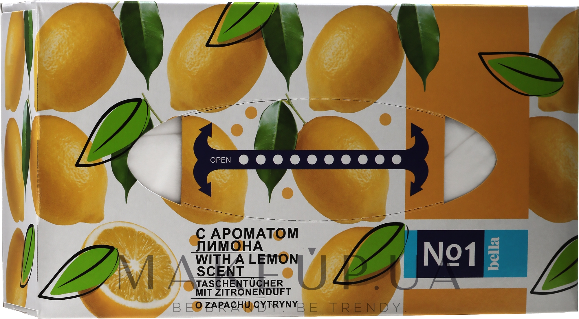 Сухие универсальные салфетки "Лимон" - Bella — фото 150шт