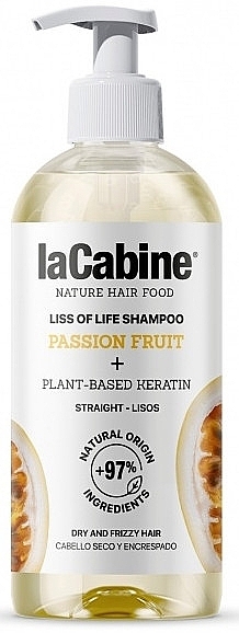 Разглаживающий шампунь для сухих волос - La Cabine Nature Hair Food Liss Of Life Shampoo — фото N1