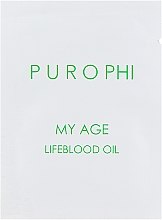 Духи, Парфюмерия, косметика Антивозрастное масло-энергетик для зрелой кожи - Purophi My Age Lifeblood Oil (пробник)