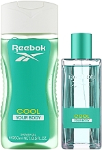 Reebok Cool Your Body Gift Set For Women - Набор (edt/50ml + shower gel/250ml) — фото N2