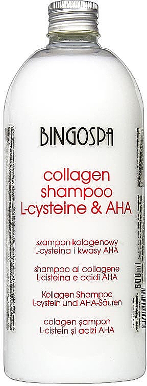 Шампунь для волосся, колагеновий - BingoSpa Collagen With Fruit Acid Shampoo — фото N1