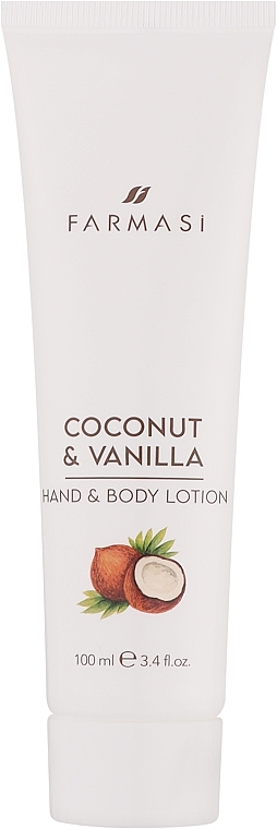 Лосьйон для рук і тіла "Кокос та ваніль" - Farmasi Coconut & Vanilla Hand and Body Lotion — фото N1