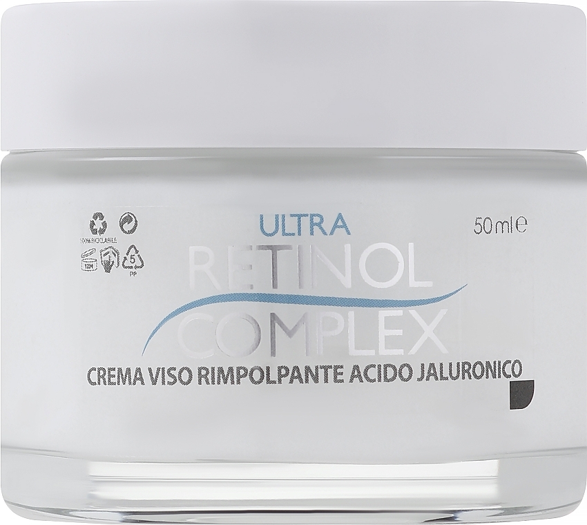 Подтягивающий крем для лица с гиалуроновой кислотой - Retinol Complex Ultra Lift Plumping Face Cream With Hyaluronic Acid — фото N1