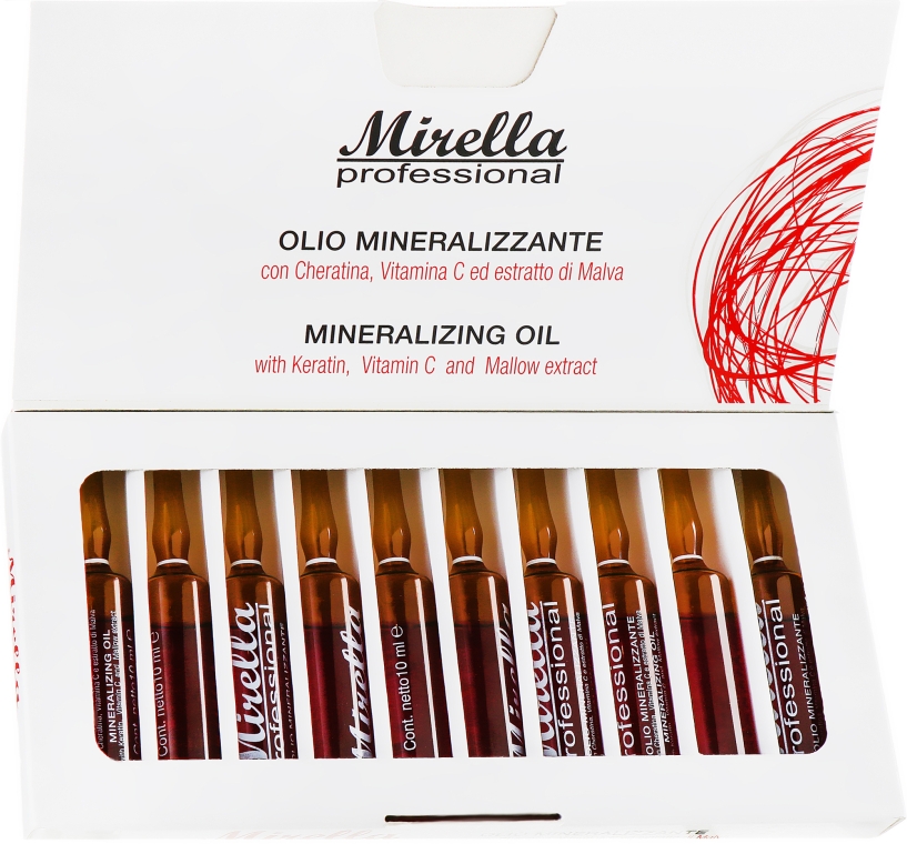 Минерализированное масло для волос - Mirella — фото N6