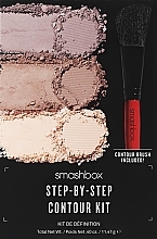 Набор для создания четкого контура и выразительного рельефа лица - Smashbox Step by Step Contour Kit Light/Medium — фото N2