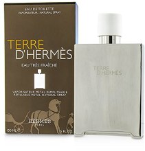 Парфумерія, косметика Hermes Terre d'Hermes Eau Tres Fraiche Metal Remplissable - Туалетна вода