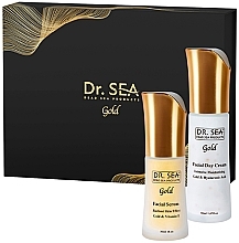 Набор - Dr.Sea Gift Gold Box Radiant Skin (cr/50ml + ser/30ml) — фото N1