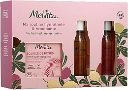 Парфумерія, косметика Набір - Melvita My Hydra-Plumping Routine (cr/50ml + f/oil/30ml + water/30ml)