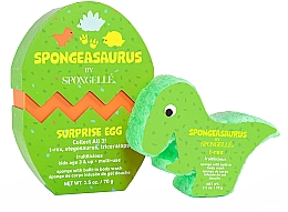 Парфумерія, косметика Дитяча пінна багаторазова губка для душу «Ті-Рекс» - Spongelle Spongeasaurus T-Rex Body Wash Infused Buffer