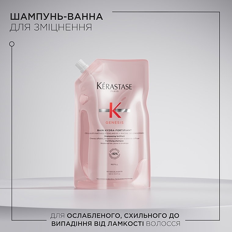 Шампунь-ванна для укрепления ослабленных волос - Kerastase Genesis Hydra-Fortifiant Shampoo (рефил) — фото N2