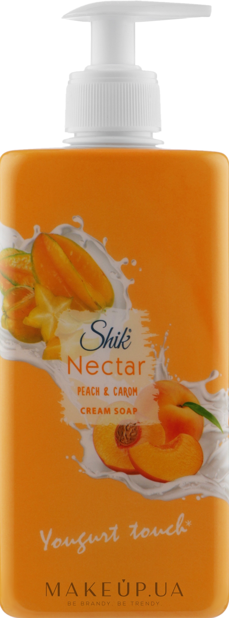Рідке крем-мило для тіла й рук "Персик і карамболь" - Shik Nectar Peach & Carom Cream Soap — фото 450g