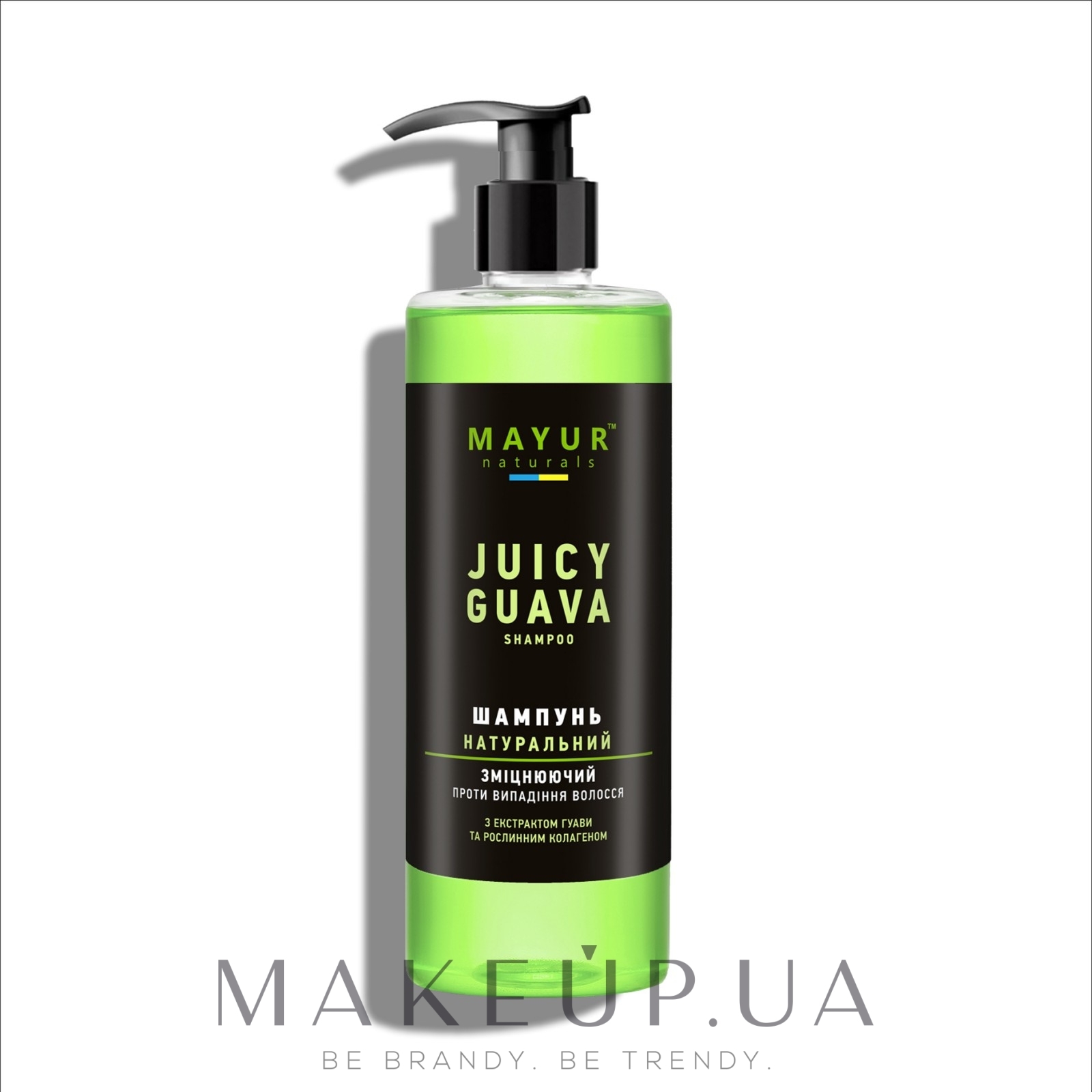 Укрепляющий натуральный шампунь против выпадения волос - Mayur — фото 500ml