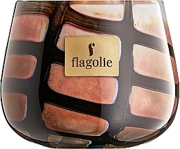 Ароматическая свеча в стакане "Жасмин и карамель", 3 фитиля - Flagolie — фото N1