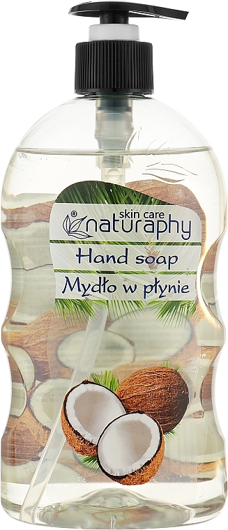 Жидкое мыло для рук "Кокос и алоэ вера" - Naturaphy Hand Soap — фото N1