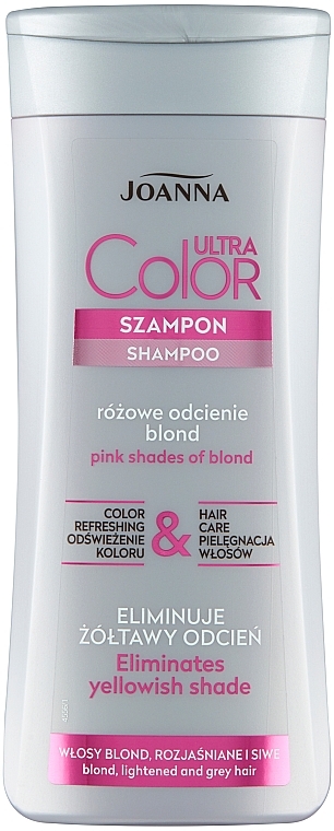 Шампунь для світлого і сірого волосся - Joanna Ultra Color System Shampoo — фото N2
