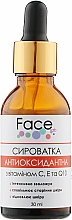Антиоксидантна сироватка для обличчя - Face lab Antioxidant Vitamin С & Q10 Serum — фото N1