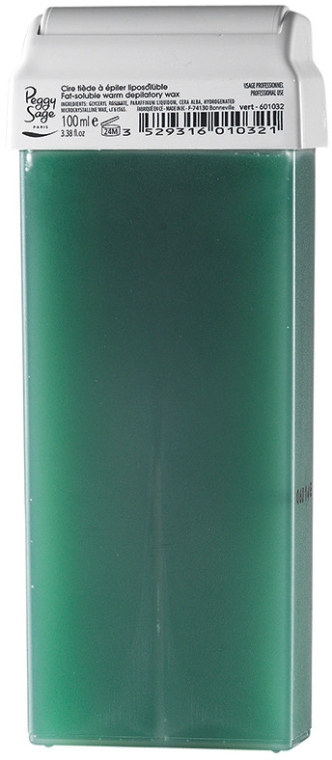 Картридж с воском для теплой депиляции - Peggy Sage Cartridge Of Fat-Soluble Warm Depilatory Wax Vert — фото N1