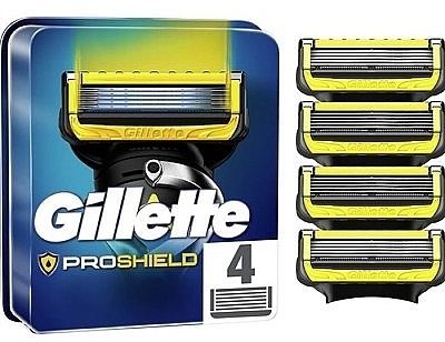 Змінні касети для гоління, 4 шт. - Gillette Proshield — фото N1
