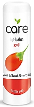 Бальзам для губ "Ягоди годжі" - Quiz Cosmetics Lip Balm Care Goji — фото N1