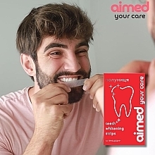 Отбеливающие полоски на 14 процедур со вкусом клубники - Aimed Teeth Whitening Strips — фото N6