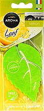 Парфумерія, косметика Ароматизатор для авто "Lemon" - Aroma Car Leaf
