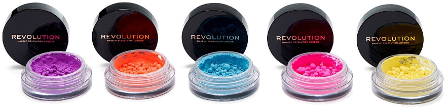 Набір пігментів - Makeup Revolution Creator Revolution Artist Pigment Pot Set (pigment/5x0.8g) — фото N1