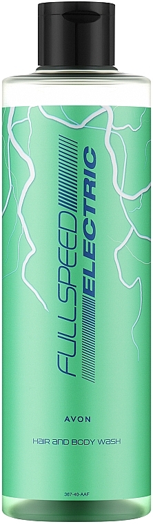 Avon Full Speed Electric - Гель для мытья тела и волос — фото N1