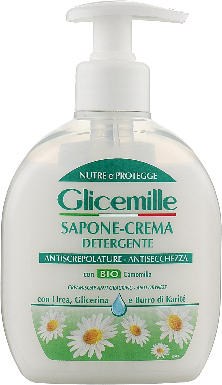 Крем-мило рідке для сухої й потрісканої шкіри - Mirato Glicemille Cream Soap Anti Cracking-Anti Dryness