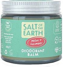 Натуральный дезодорант-бальзам - Salt Of The Earth Melon and Cucumber Balm — фото N1