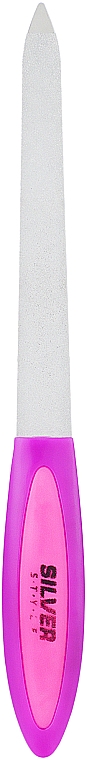 Пилка для нігтів сапфірова, 15 см - Silver Style — фото N1