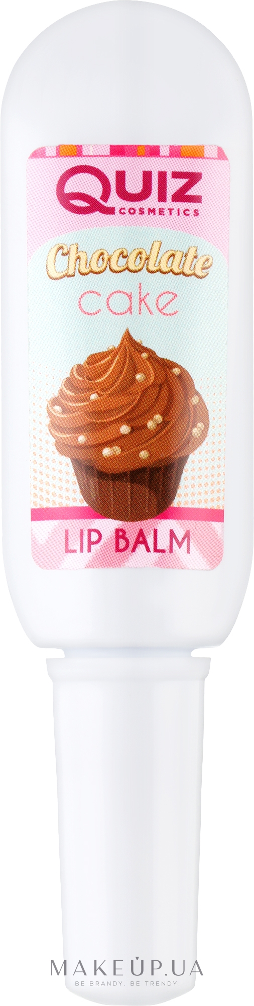 Бальзам для губ "Chocolate Cake" - Quiz Cosmetics Lip Balm Tube — фото 10ml
