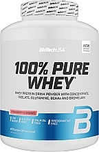 Протеин "Клубника" - BioTech 100% Pure Whey Strawberry — фото N2